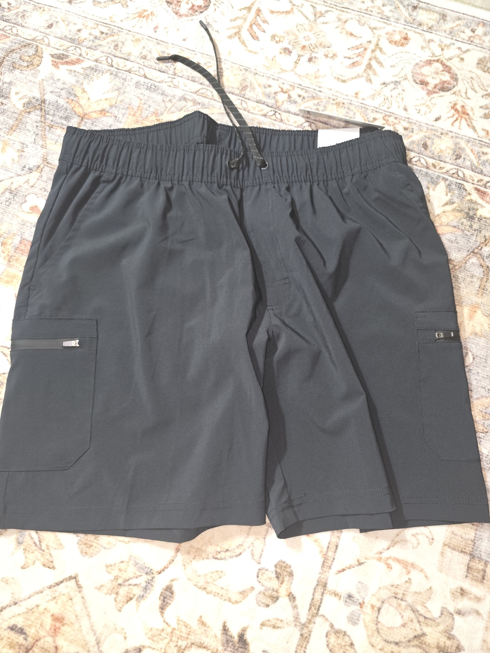 Element Men's Black Athletic Cargo Shorts
